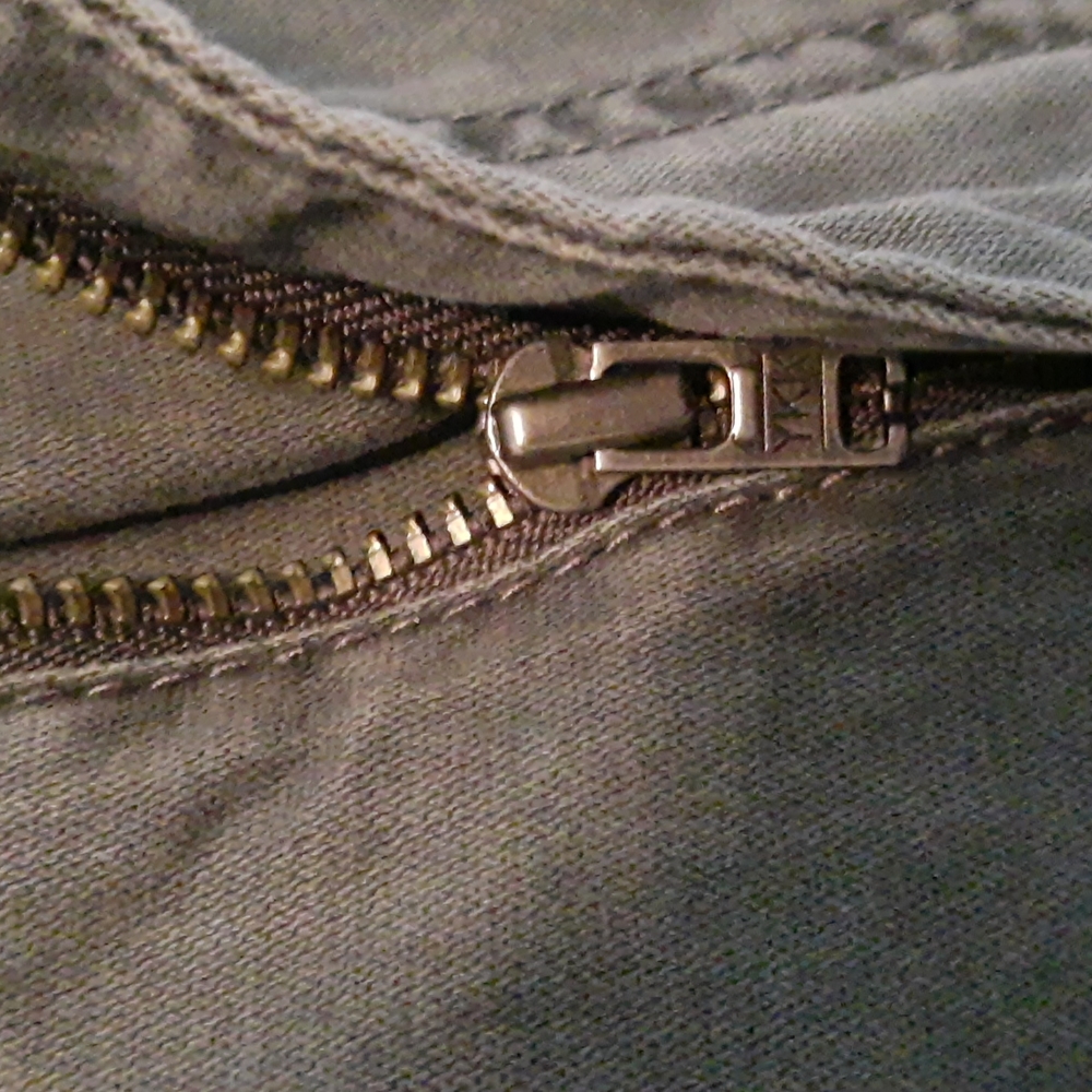 CK Calvin Klein 100% Cotton Men's Flat Front Dark Gray Wash Chino Pant 36x32 - Picture 6 of 16